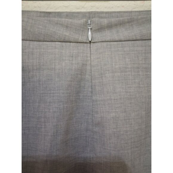 MM Lafleur Cobble Hill Pencil Skirt Womens Size 6 Light Grey Washable Wool NWT - Picture 5 of 8
